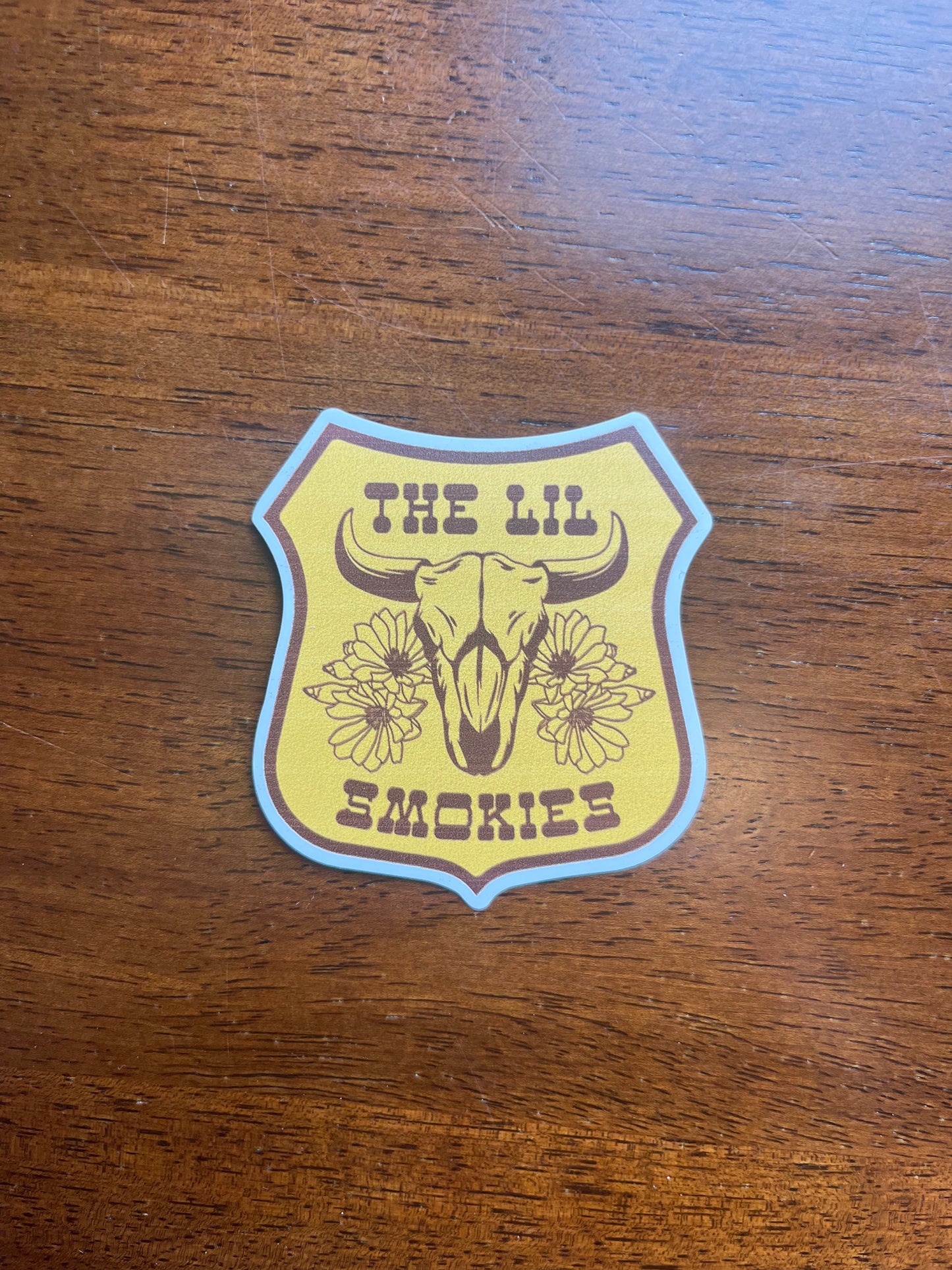 Yellow Skull Sticker