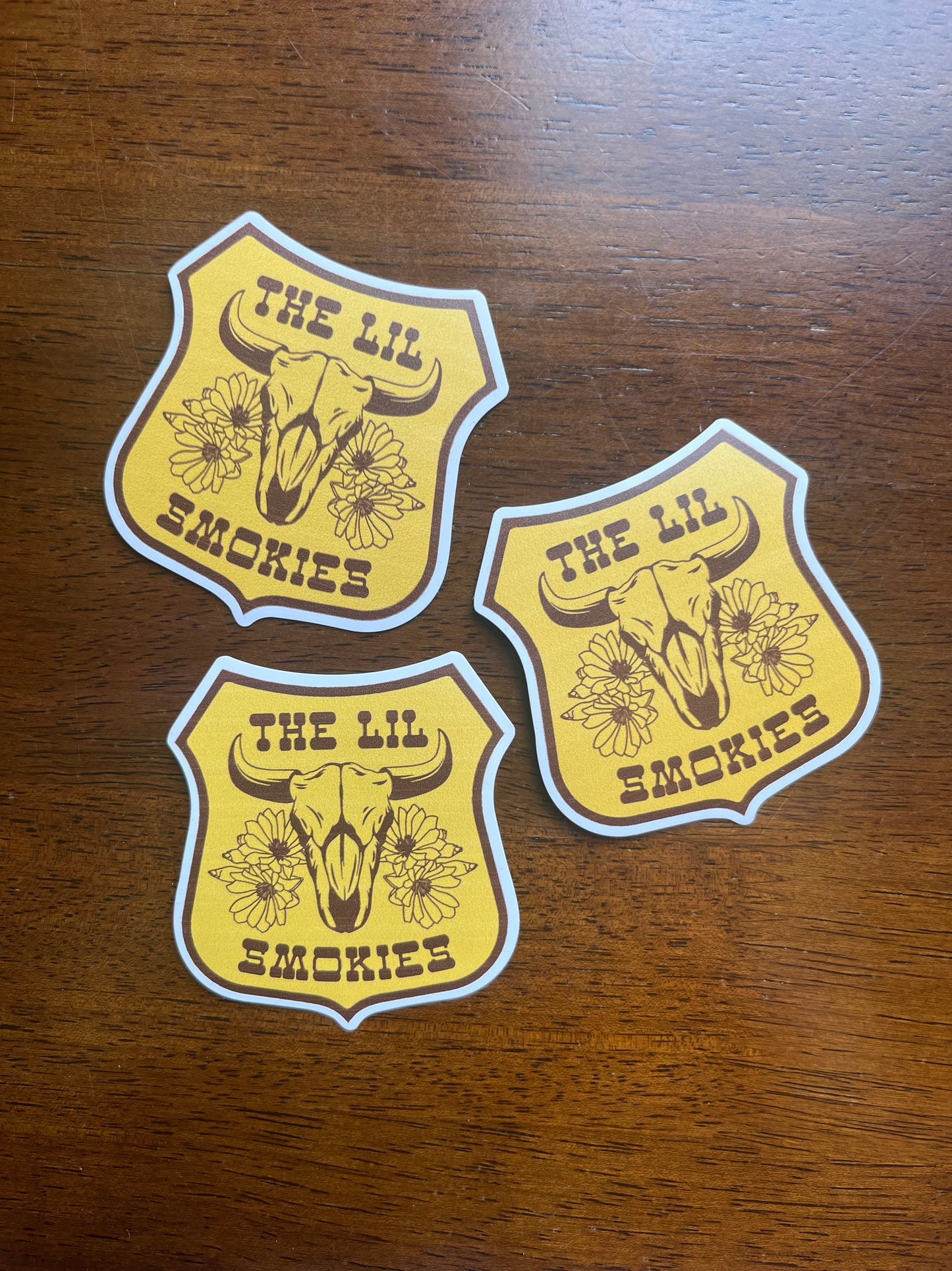 Yellow Skull Sticker